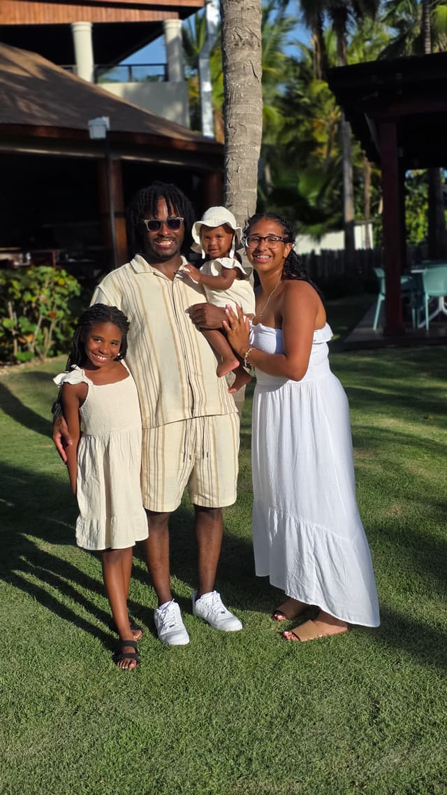 Jevaun Clark and family